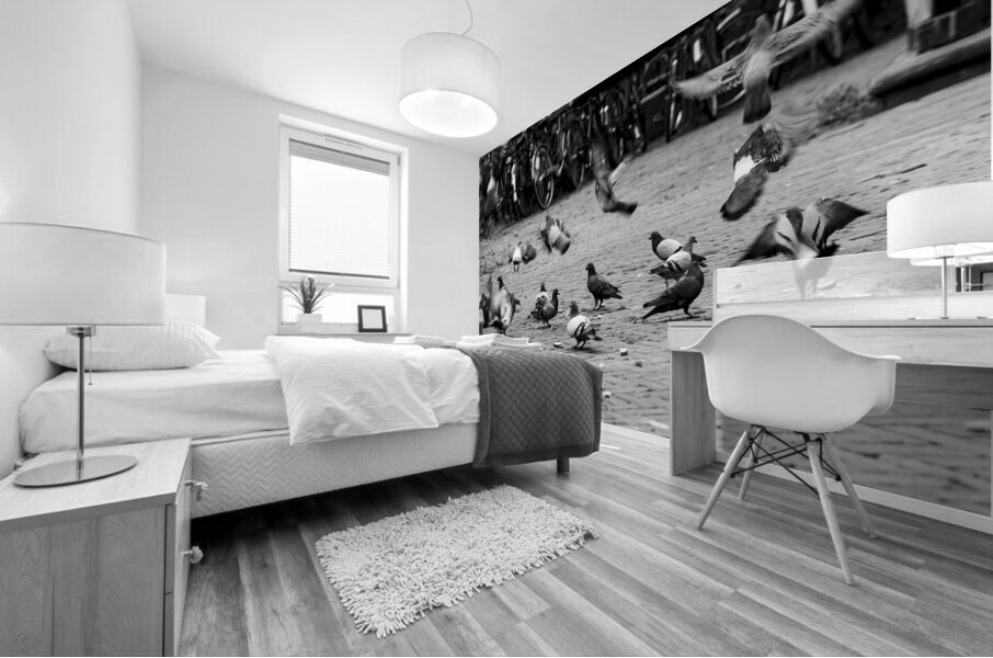 The Birds Mural print
