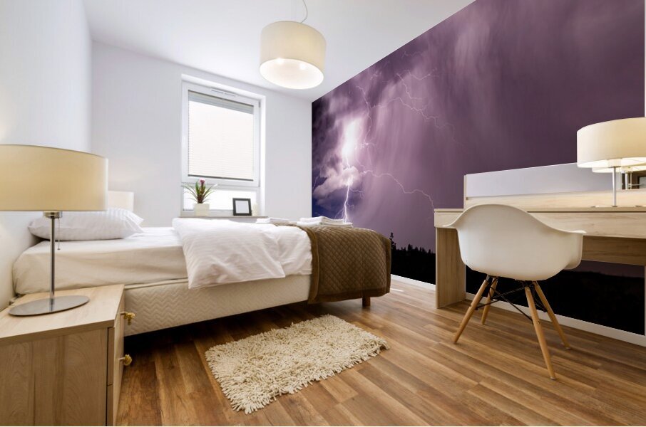 Across the Sky Mural print