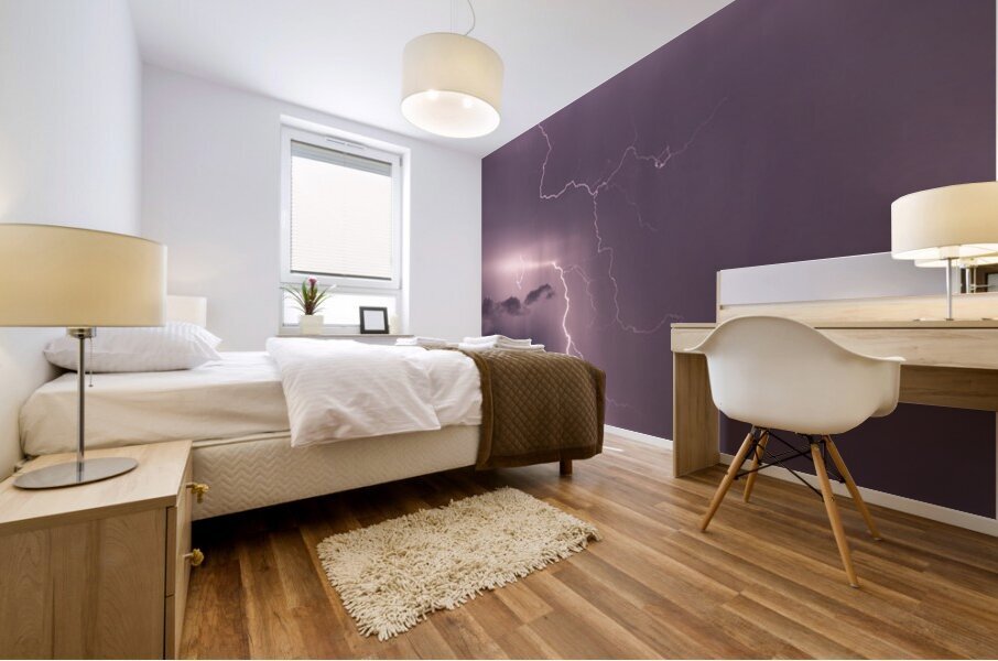 Traveling Storm Mural print
