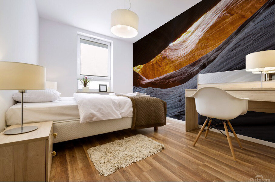 Deep Dark Slot Mural print