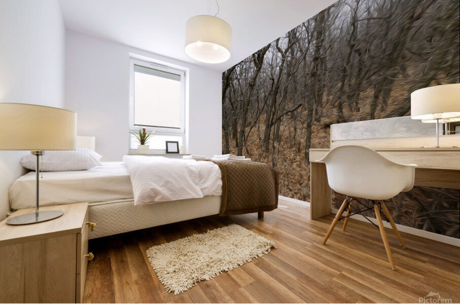 brambles Mural print