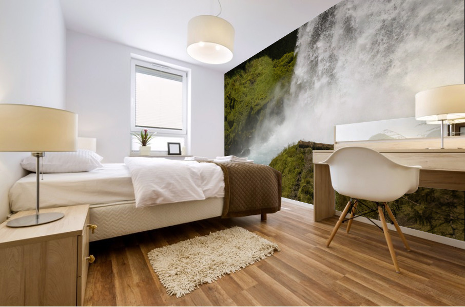 Fluvial Falls Mural print