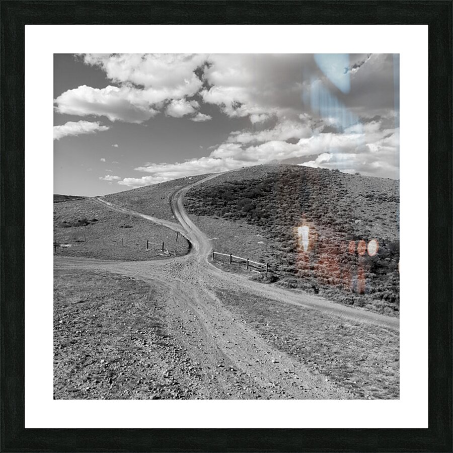 Crossing Nowhere Picture Frame print