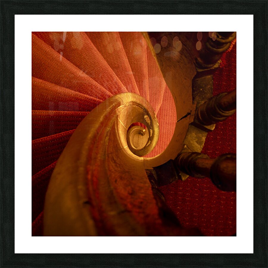Spiral Down Picture Frame print