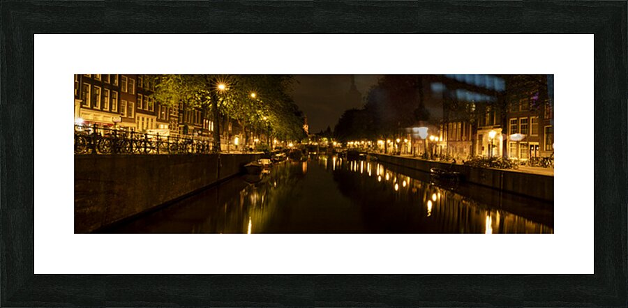Late night trip Picture Frame print