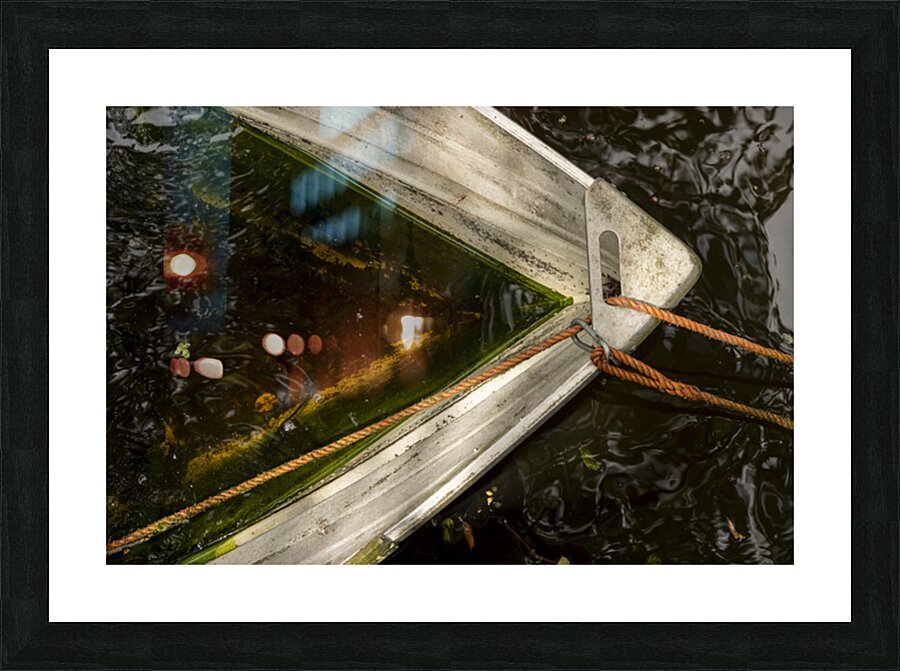 Ghost boat Picture Frame print