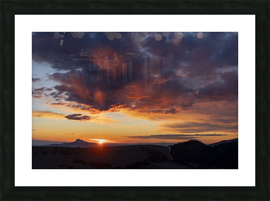 Go West Picture Frame print