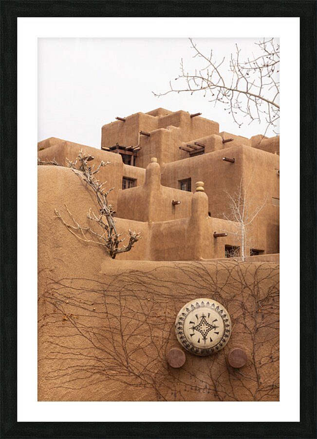 Adobe Castle Picture Frame print
