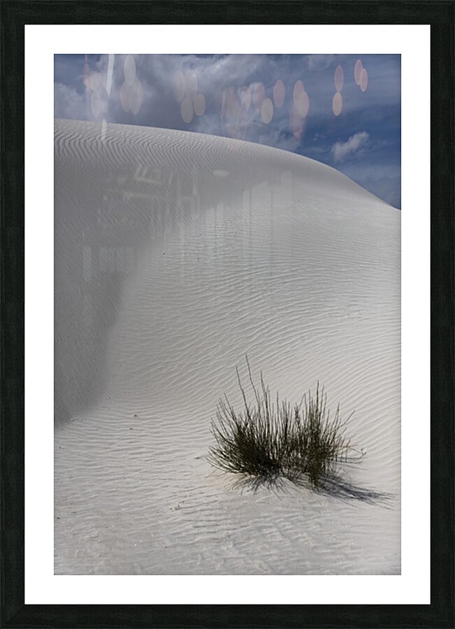 White Sand Picture Frame print