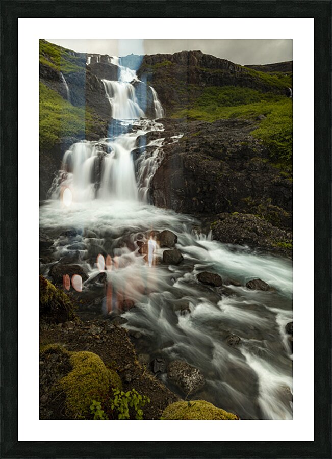 Iceland Falls 4 Picture Frame print