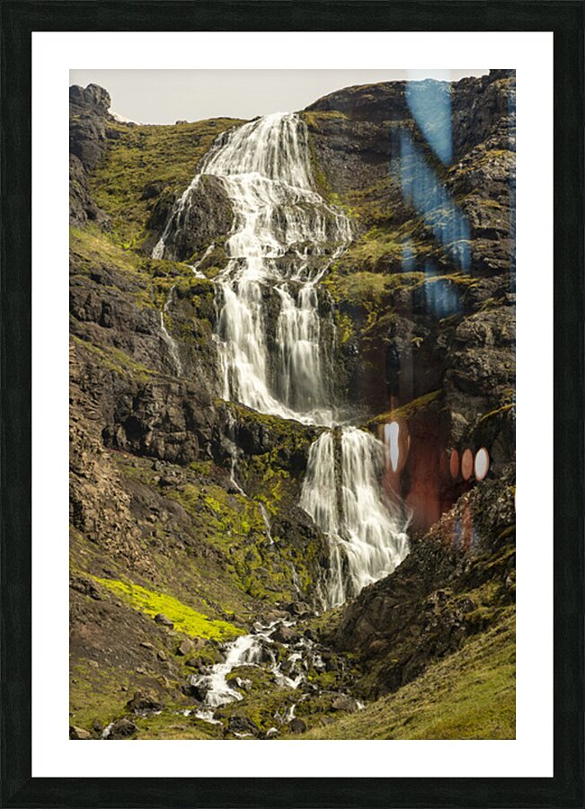 Iceland Falls 2 Picture Frame print
