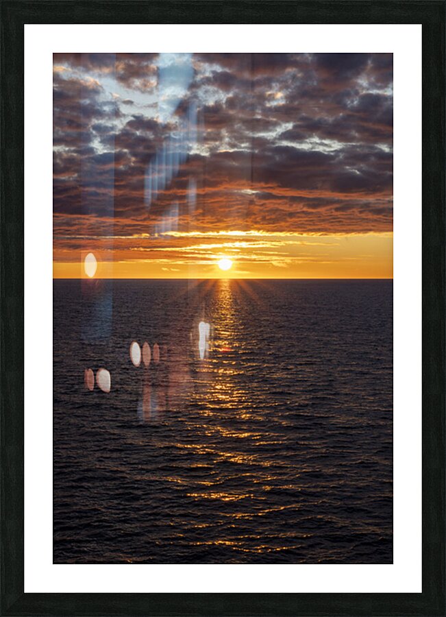 Northern Susnet Picture Frame print