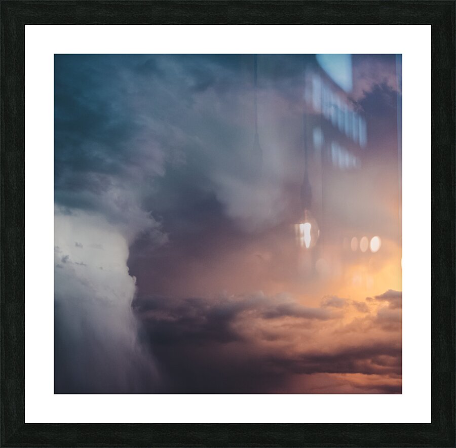 A Passing Storm Picture Frame print