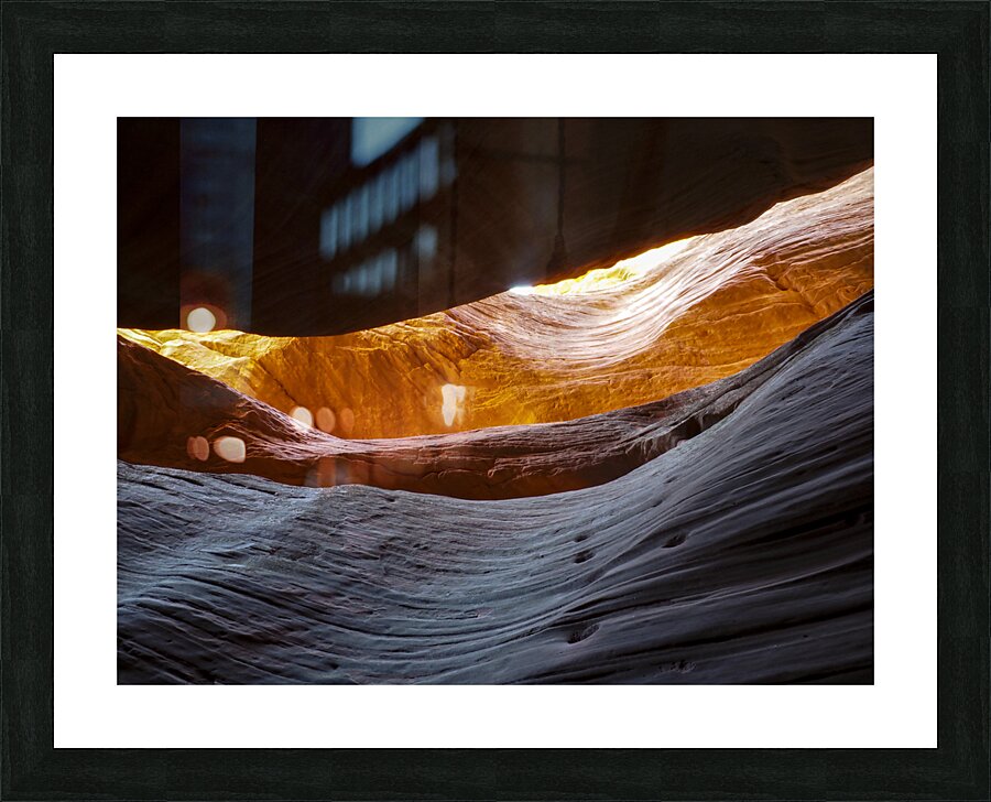 Deep Dark Slot Picture Frame print