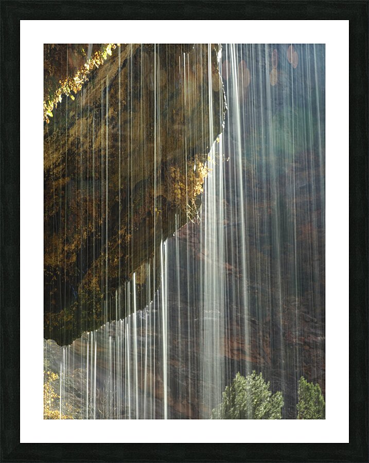 Weeping Rock Picture Frame print