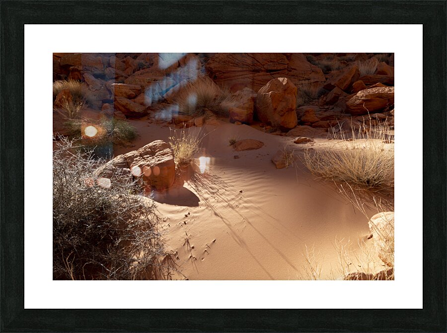 Soft Sand Picture Frame print