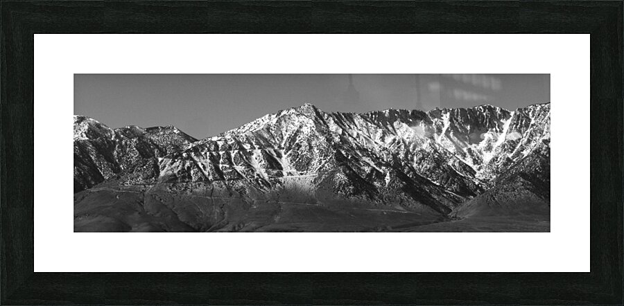 Old Mine Scars Picture Frame print