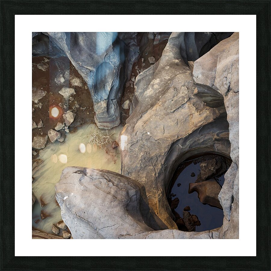Yin Yang Pools Picture Frame print