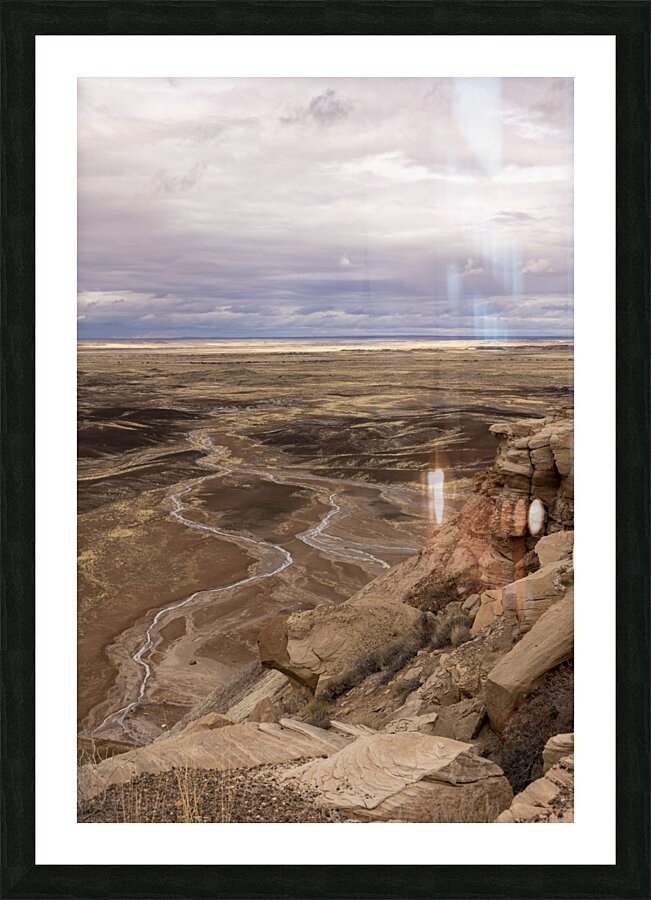 Petrified Lookout Picture Frame print