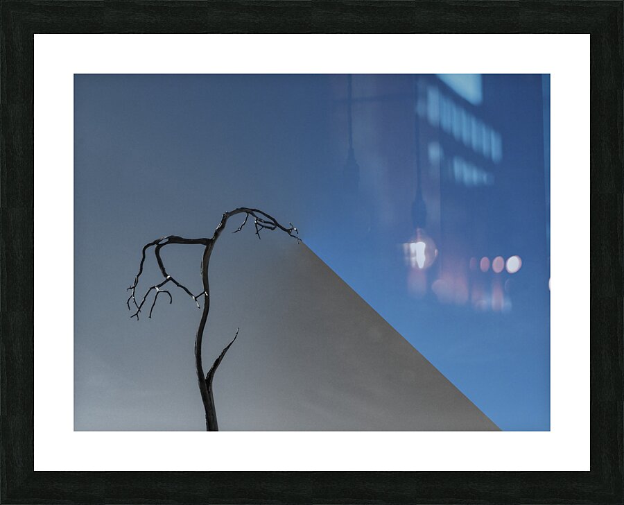 Fade to Gray Shadow Picture Frame print