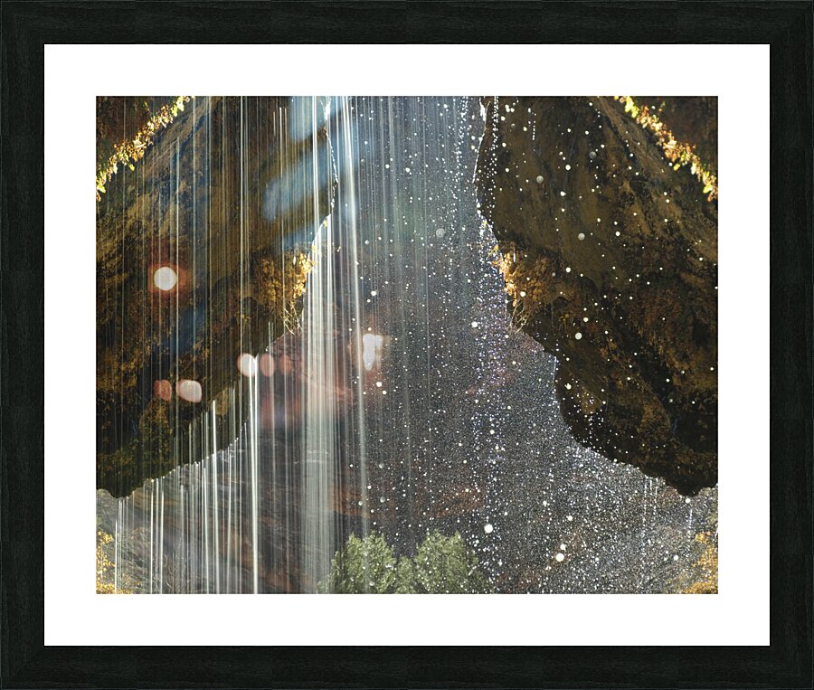 Weeping Rock Picture Frame print