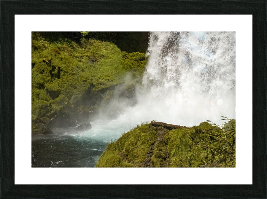 Fluvial Falls Picture Frame print