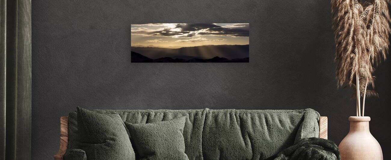 Sunset over Death Valley Reproduction