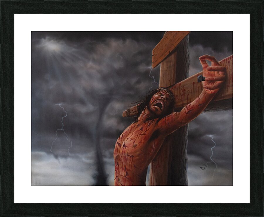 Matthew 27: 45-46 Picture Frame print