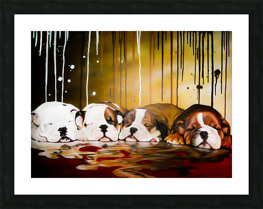 Nap Time Picture Frame print