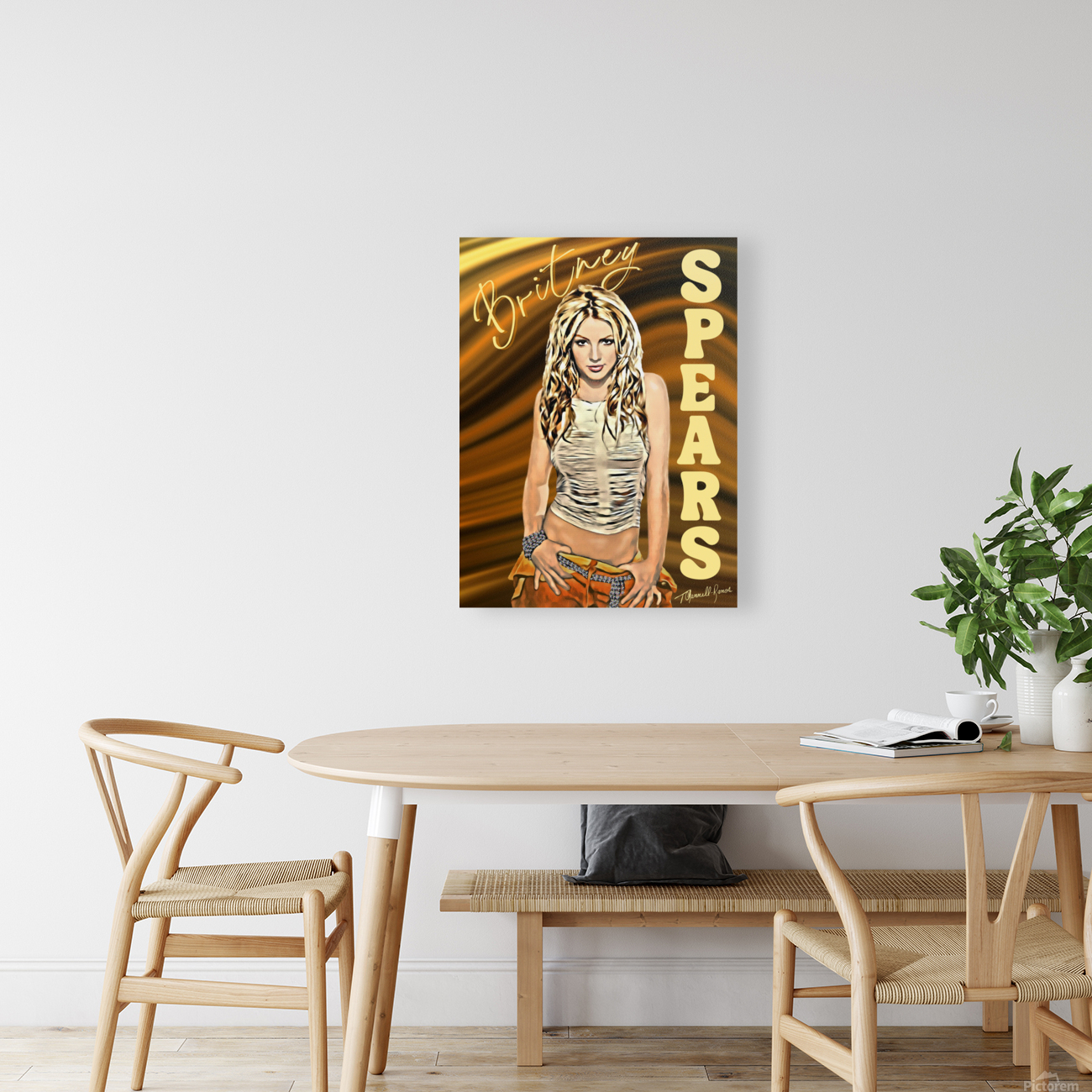 Britney Spears Portrait Reproduction