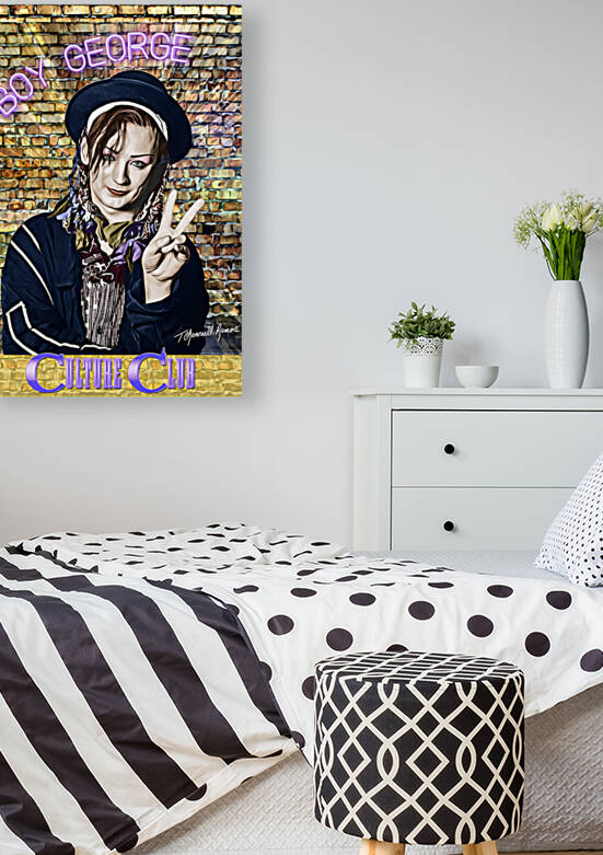 Boy George Culture Club Band Portrait by Theresa Channell-Ramos