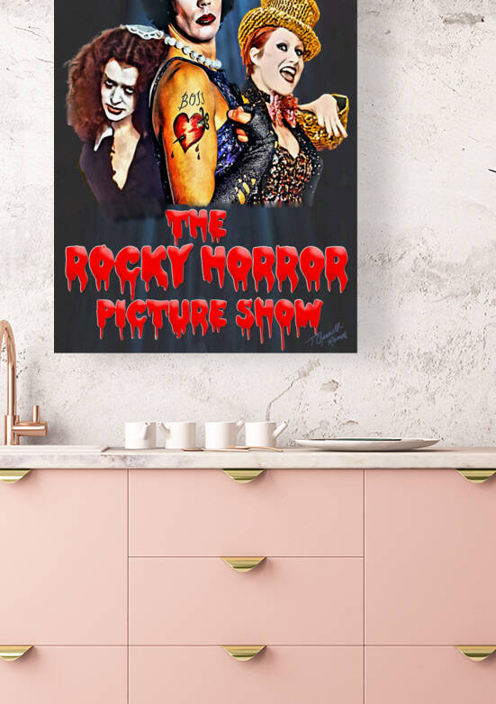 Rocky Horror Picture Show Portrait Print by Theresa Channell-Ramos