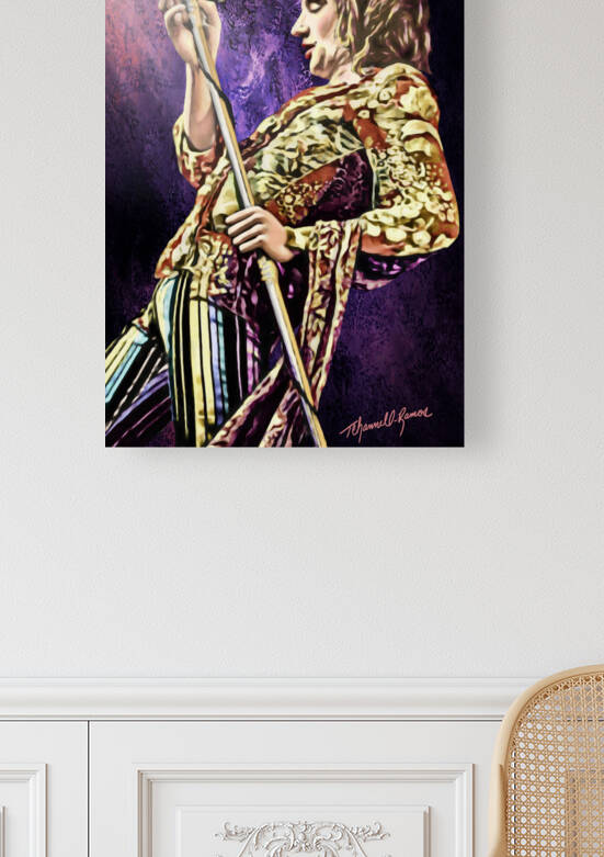 Rod Stewart Maggie May Portrait by Theresa Channell-Ramos