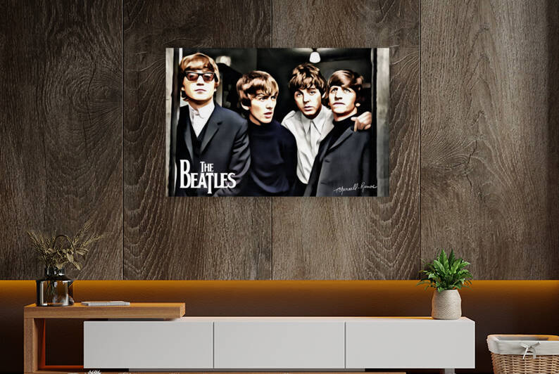 The Beatles The Early Years Portrait by Theresa Channell-Ramos