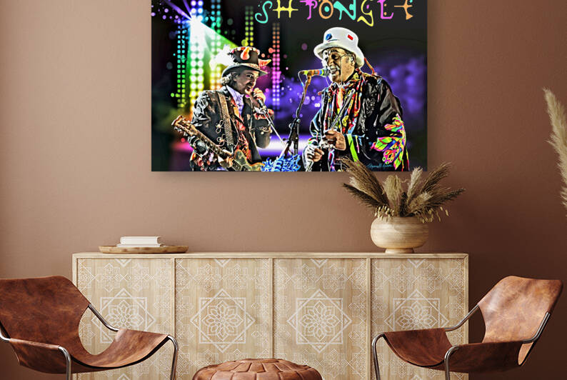 Shpongle Band Portrait Print by Theresa Channell-Ramos