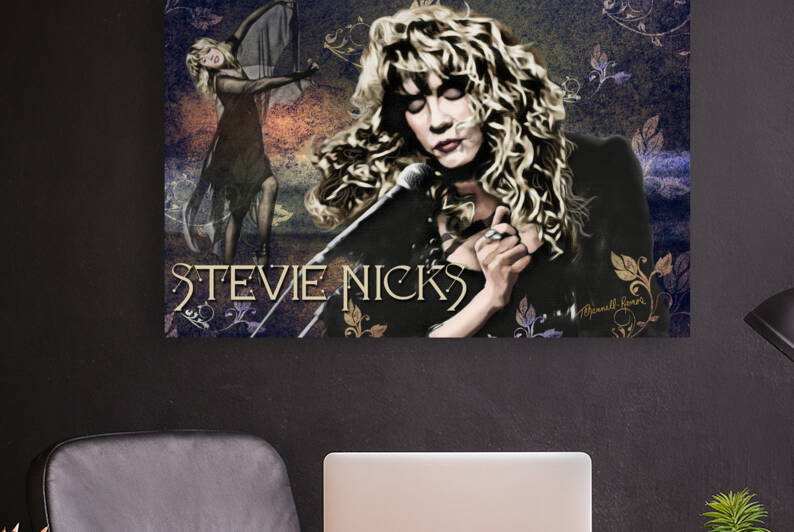 Stevie Nicks Gypsy Soul Portrait by Theresa Channell-Ramos