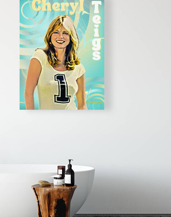 Cheryl Teigs Portrait Print by Theresa Channell-Ramos