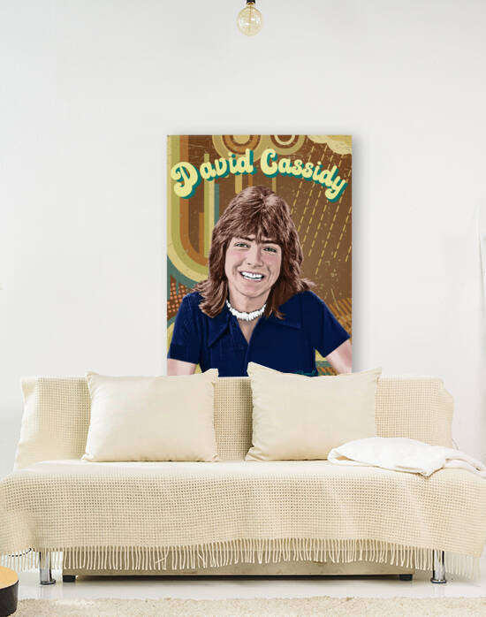 David Cassidy Portrait Print by Theresa Channell-Ramos