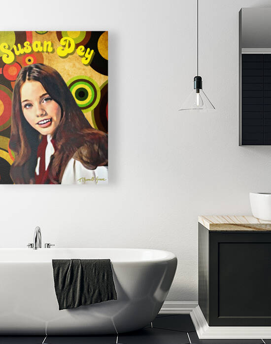 Susan Dey Portrait Print by Theresa Channell-Ramos