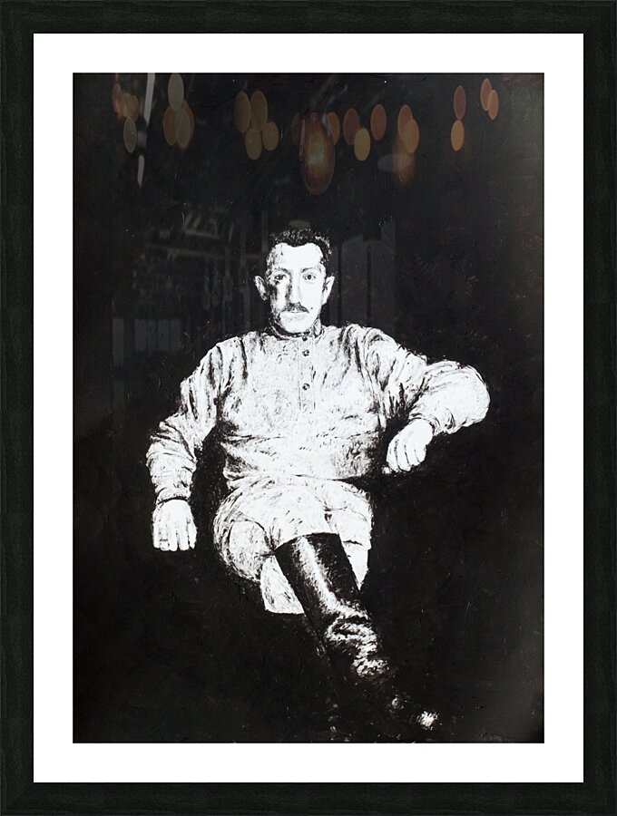 The Officer Picture Frame print