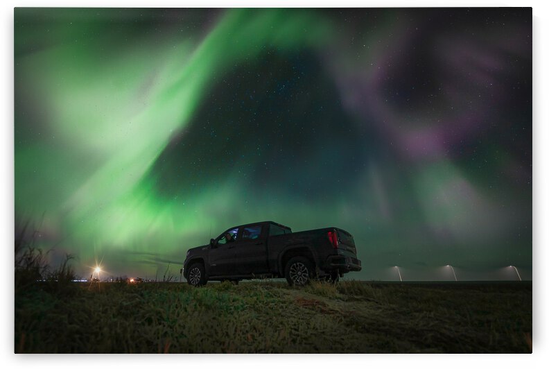 Getting lost is a great way to find myself - Aurora Borealis Regina Saskatchewan Canada by Dre Erwin Photography