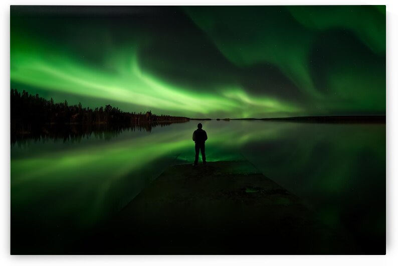 Northern Lights Northern Saskatchewan by Dre Erwin Photography