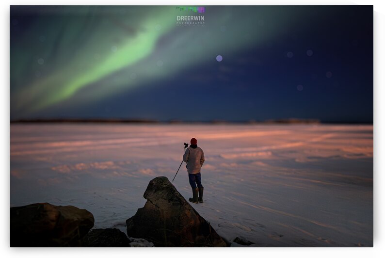 A Spectacular Display of Hope: The Aurora Borealis Over Pinehous by Dre Erwin Photography