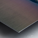 Spectacular Sunset Reflection: Cargo Boat in Victoria BC Metal print