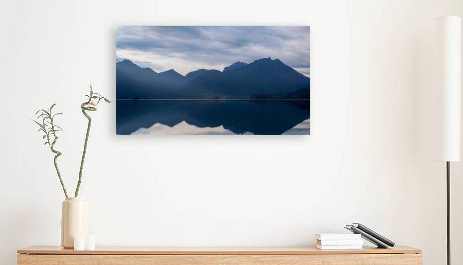Tranquil Reflections: Mountains of Vancouver Island by Dre Erwin Photography