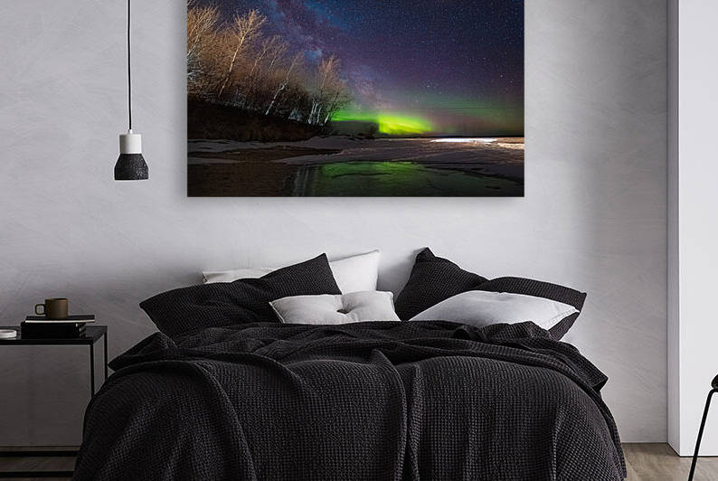 Pinehouse Lake Northern Lights in Saskatchewan by Dre Erwin Photography