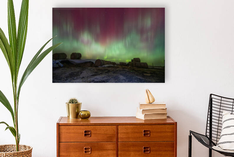 Northern Lights of the Praries by Dre Erwin Photography