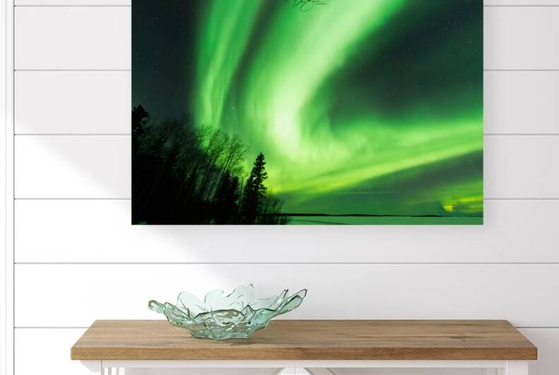 Arctic Aurora: Saskatchewans Winter Majesty by Dre Erwin by Dre Erwin Photography