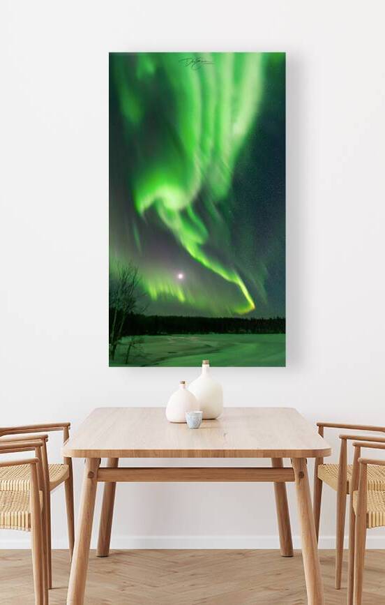 Eagle Spirit in Winters Aurora: Dre Erwins Pinehouse Lake Wonder by Dre Erwin Photography