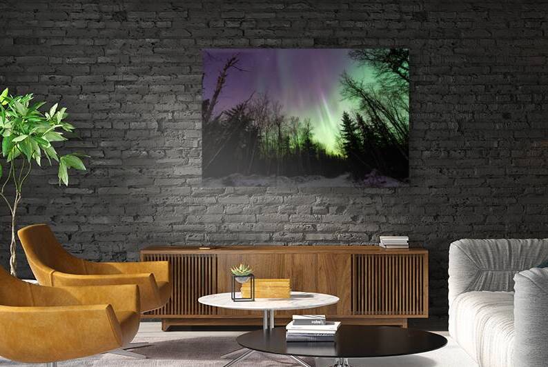 The Pinehouse Lake Aurora Borealis by Dre Erwin Photography